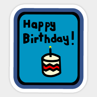 Birthday Greetings Sticker